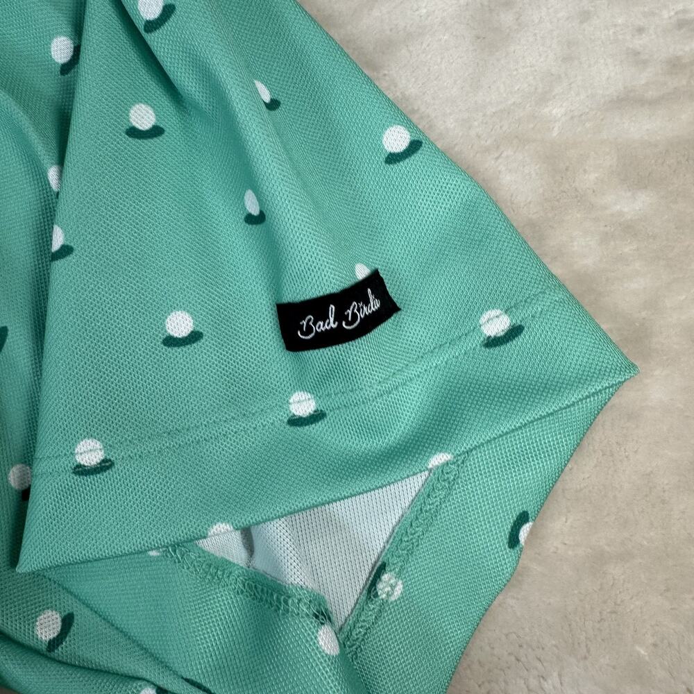 NWT Bad Birdie Aim Point Dusty Jade Men's Pique Polo Golf Shirt Size XXL - Picture 9 of 11